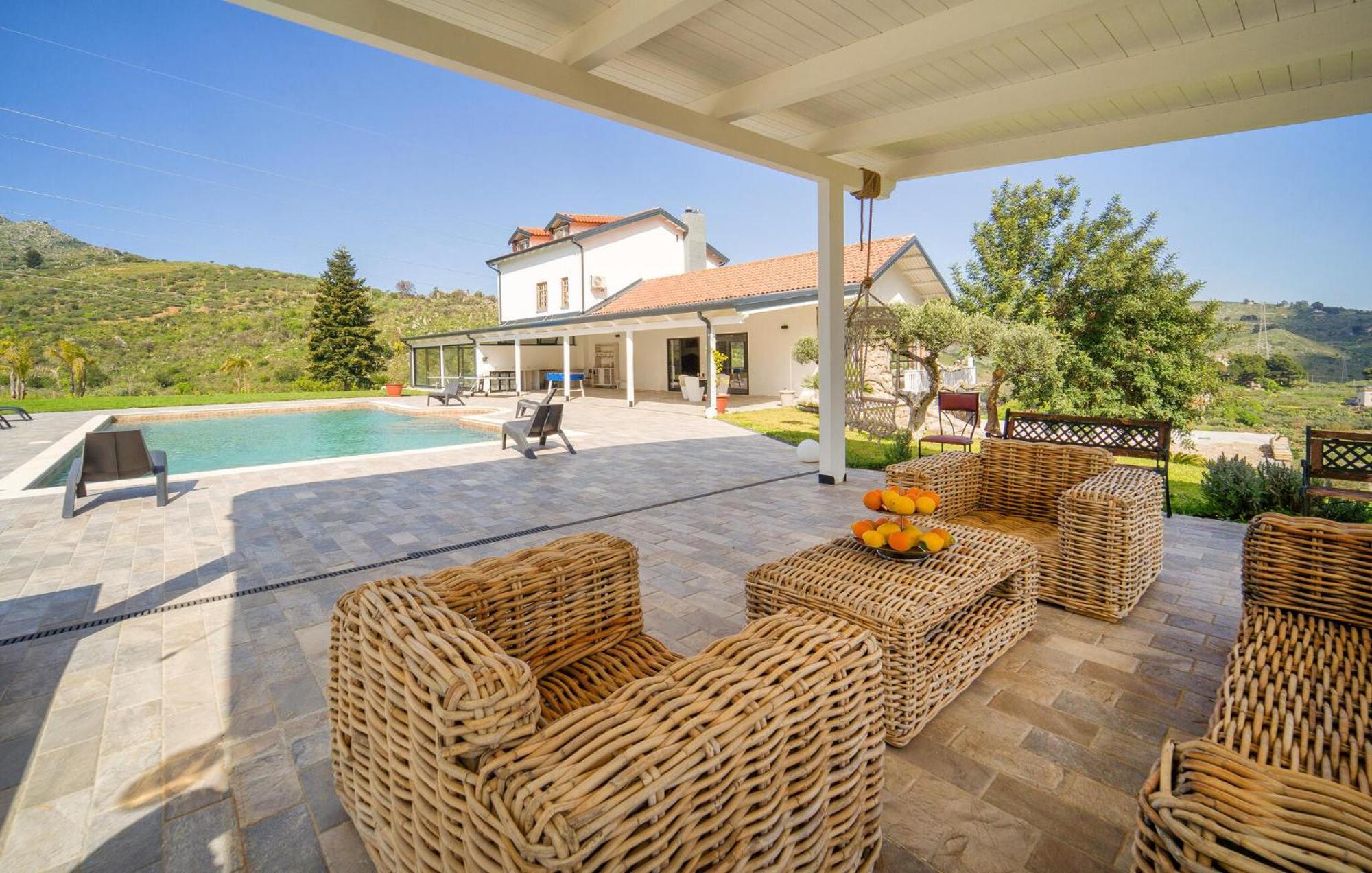 Dimora Di Famiglia Villa Belmonte Mezzagno Exteriör bild