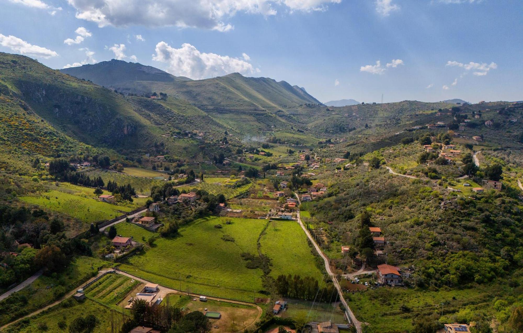 Dimora Di Famiglia Villa Belmonte Mezzagno Exteriör bild