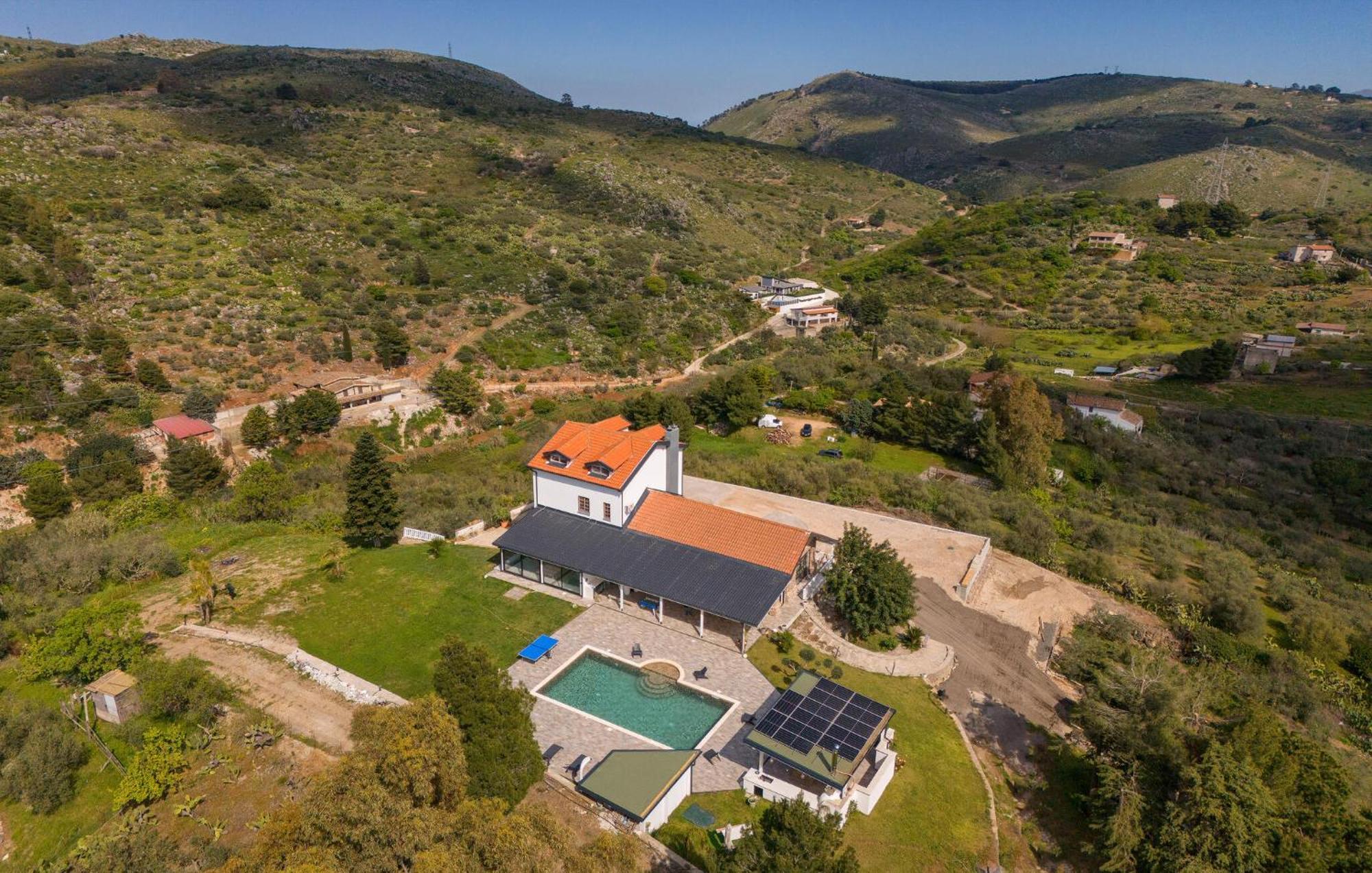 Dimora Di Famiglia Villa Belmonte Mezzagno Exteriör bild