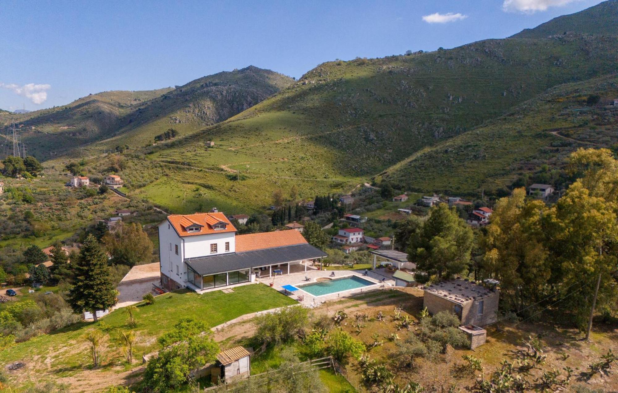 Dimora Di Famiglia Villa Belmonte Mezzagno Exteriör bild